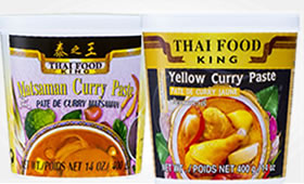 Matsaman & Yellow Curry paste 